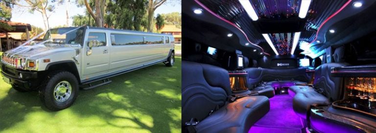 Perth Purple Hummer Limo Hire 16 Seater - Wicked Limos