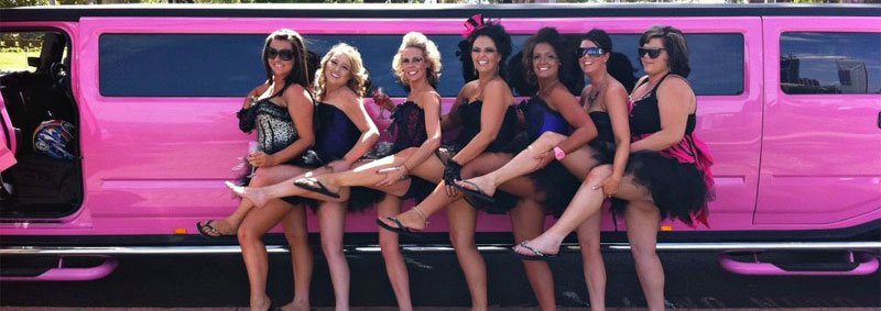 Hens party Perth limo hire Pink Hummer